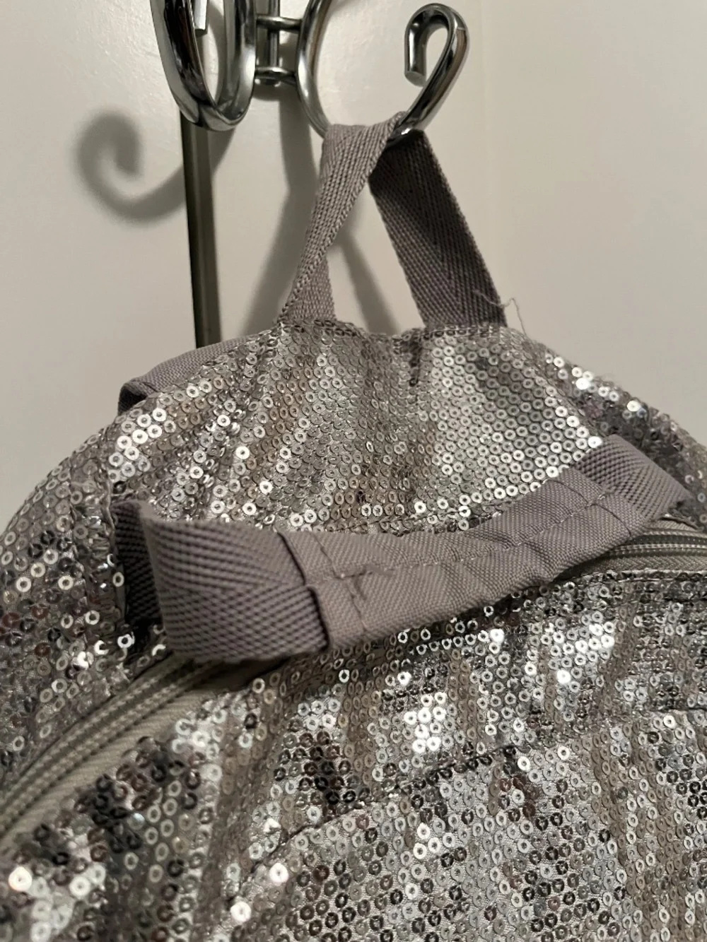 children’s sequin sparkly blue silver backpack, the children’s place